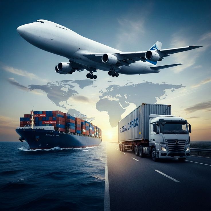 Air, sea and land freight